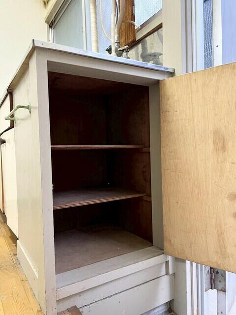 収納　大きなスペースがあり、収納には困りません