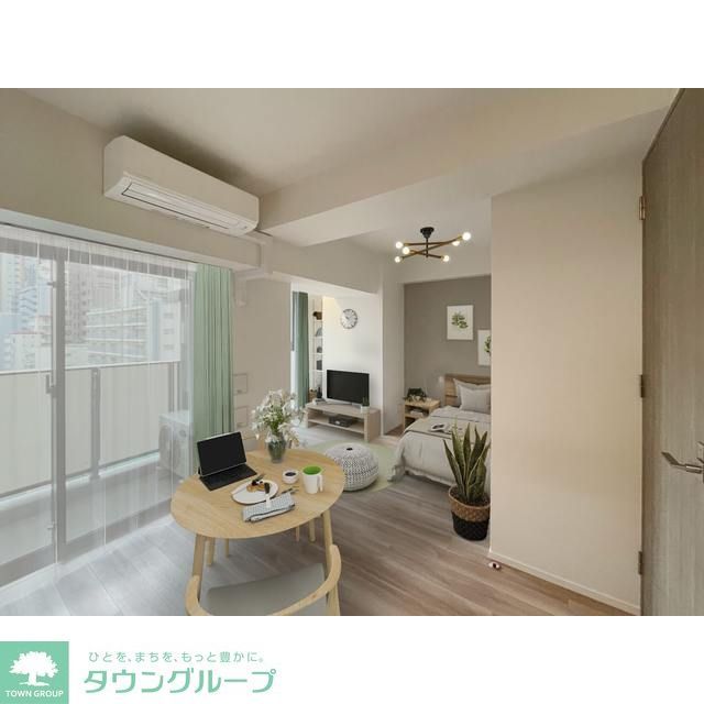 居室・リビング　家具・調度品等はCG加工です。実際の賃貸住戸には含まれませ…