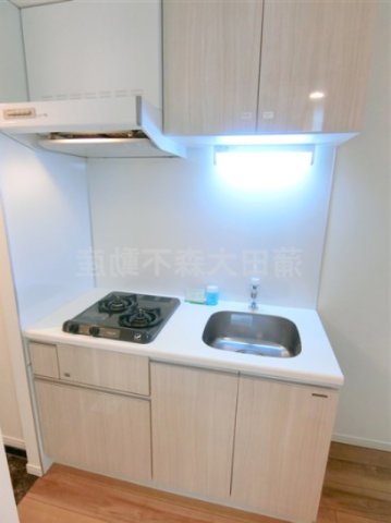 キッチン　2口ガスシステムキッチン