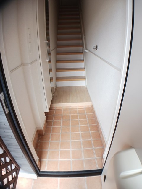 玄関　シューズボックス付きの玄関です★