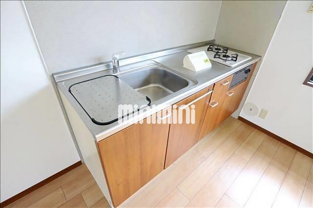 キッチン　２くちガスコンロ付きシステムキッチン