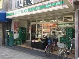 コンビニ　ローソンストア100城東今福西店（コンビニ）まで296m