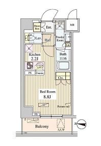 WASEDA APARTMENTの間取り写真