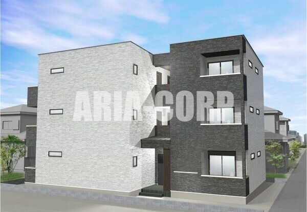 建物外観　2027年完成、大手ハウスメーカー施工デザイナーズアパート！