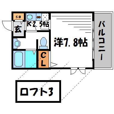ジョリエーメゾンの間取り写真