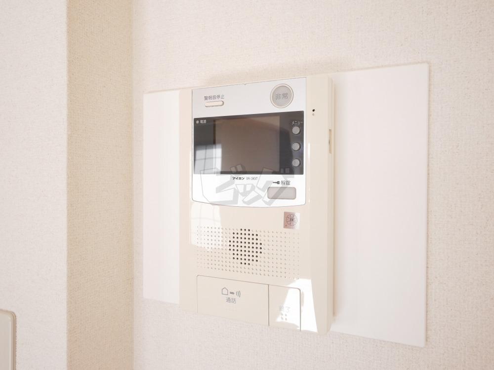 セキュリティ　TVモニターホンでお客様のお顔も見えて安心です！