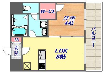 ブエナビスタ神戸イーストの間取り写真