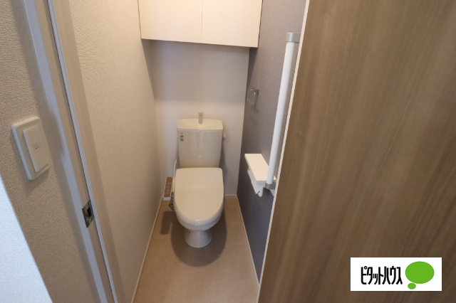 近江鉄道八日市線 平田駅 徒歩8分 2階建 築3年のトイレ写真