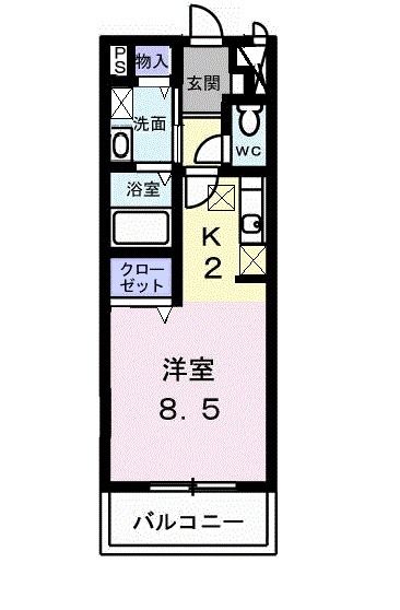 Crescent moonの間取り写真
