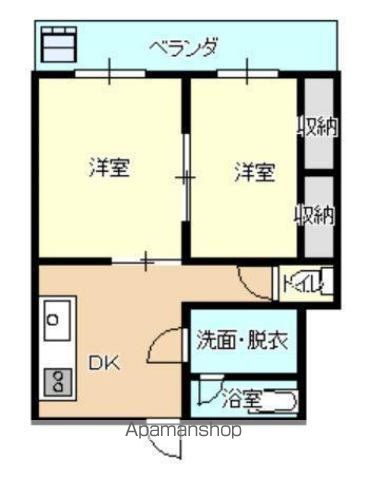 陽光マンションの間取り写真