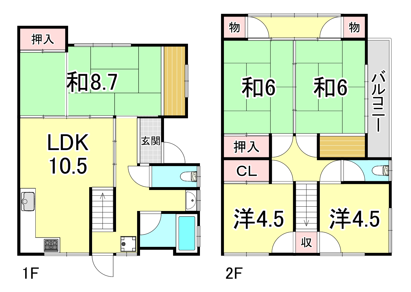 城が山4丁目戸建の間取り写真