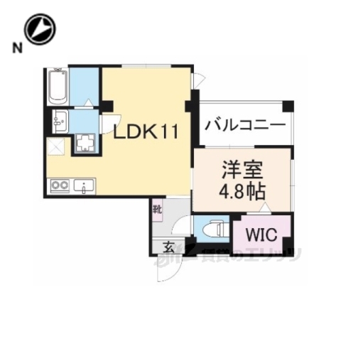 レガリア東園田の間取り写真