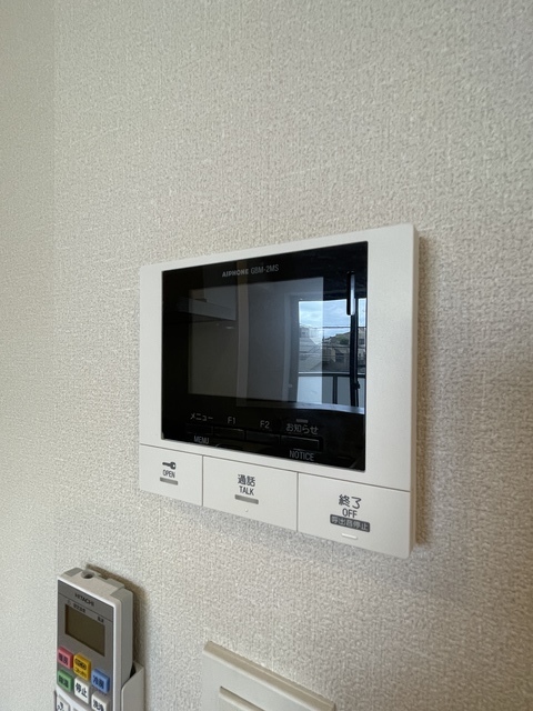 セキュリティ　訪問者が一目で分かるＴＶモニタ付インターホンです！