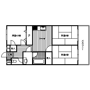 小川ハイツの間取り