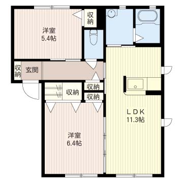 ランウェイＡの間取り