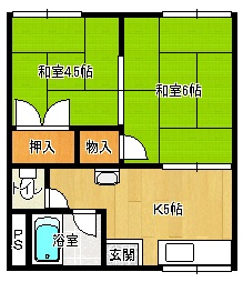 コーポ重田の間取り