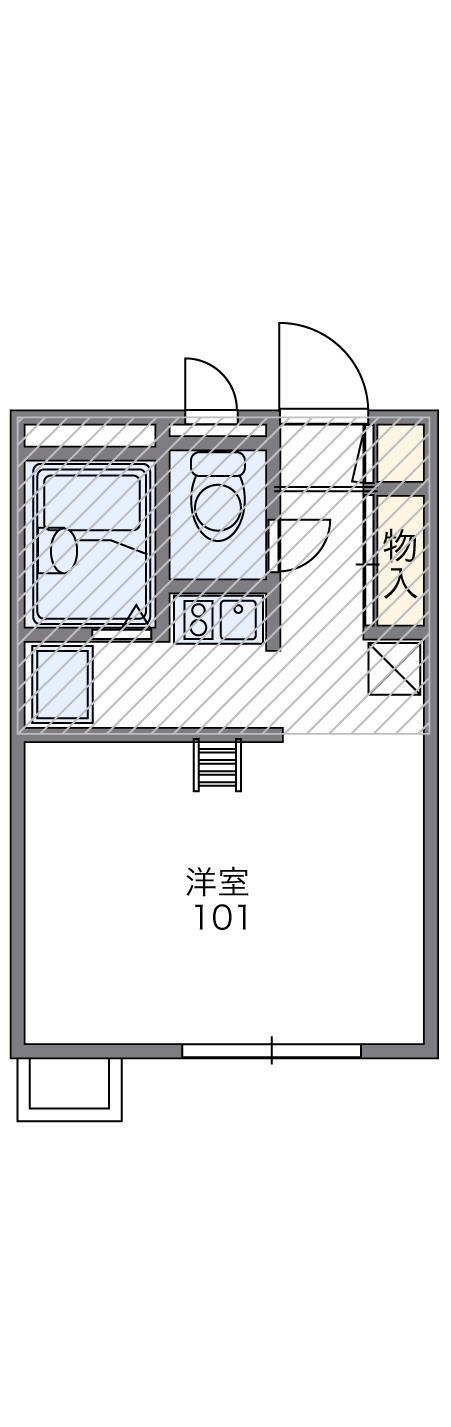 レオパレス仁豊野の間取り