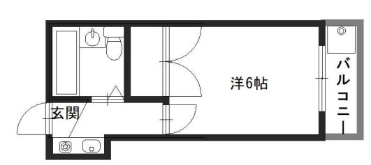 姫路市宮西町のアパートの間取り