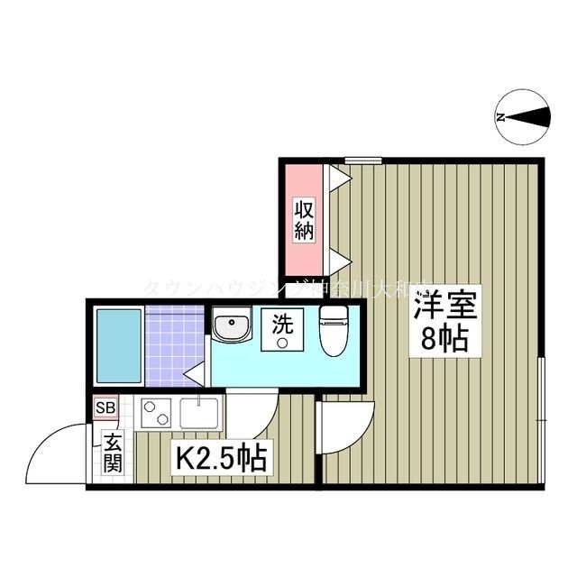 神奈川県座間市緑ケ丘５（アパート）の賃貸物件の間取り