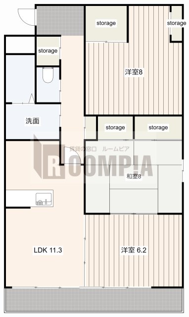 クリスタルステージの間取り