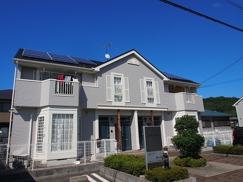 【赤穂市黒崎町のアパートの建物外観】