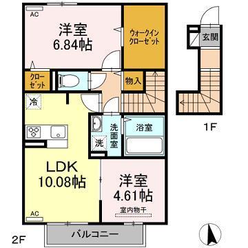 エプロン　２号館の間取り