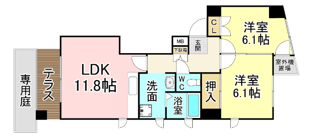 ダ　ヴィンチVの間取り