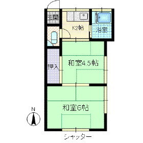 如月荘の間取り