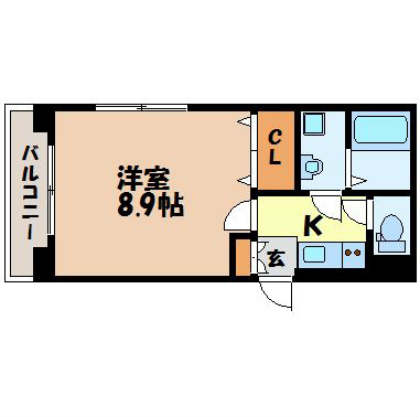 グリーンコート樺島の間取り