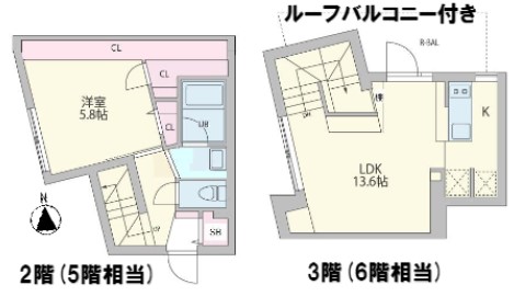 クーカイ・テラス元代々木の間取り