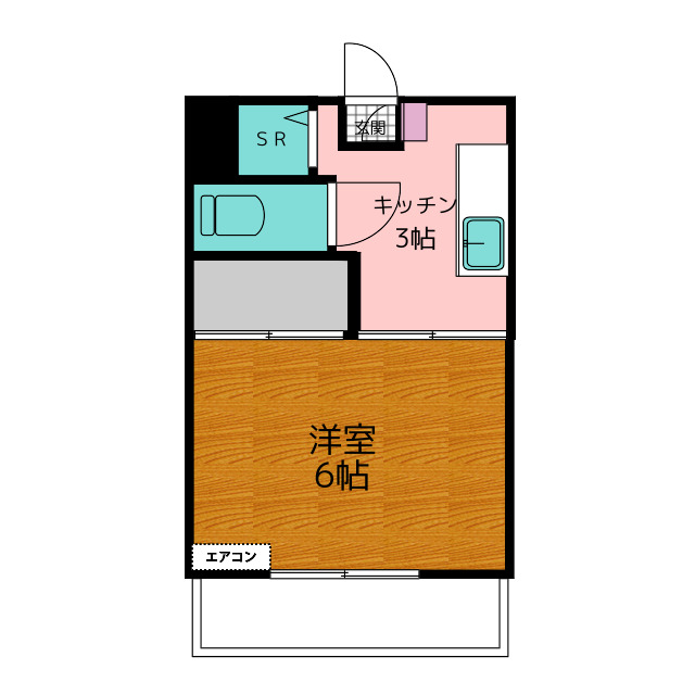 【サンライズ北原の間取り】