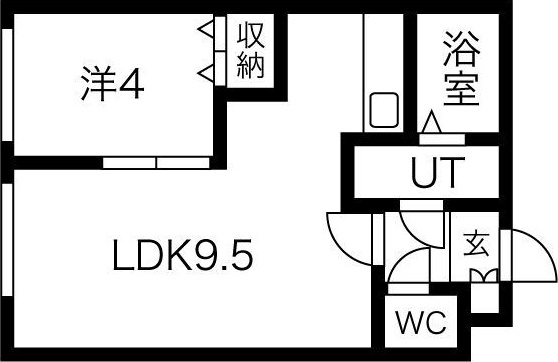 【クーラ二十四軒の間取り】