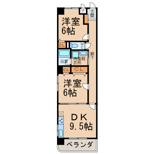 ステージＭの間取り