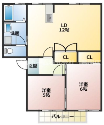 グリーンパーク根川　Ａの間取り