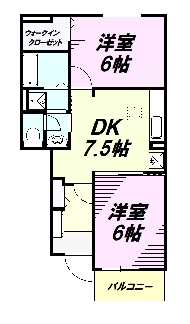 ライジングサンIIの間取り