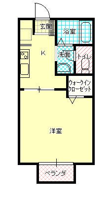 【ミレーヌＡ・Ｋの間取り】