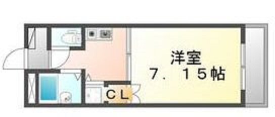 福山市伊勢丘のマンションの間取り