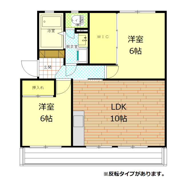 メゾンサンシャインの間取り