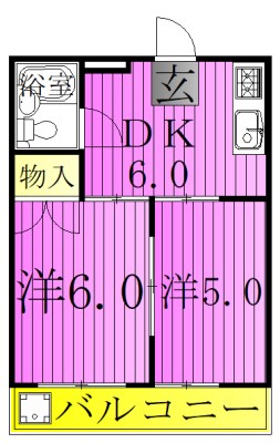 メゾン宮崎の間取り