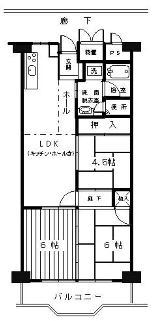 ローレルハイツ春日の間取り