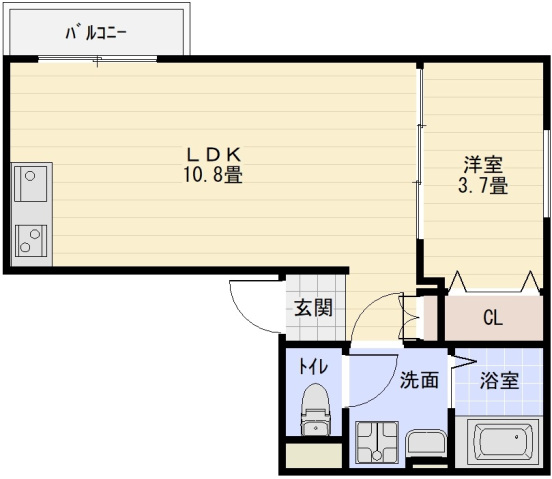 Ｆ+style柏原・田辺の間取り