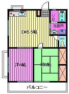 本多ハイツIIの間取り