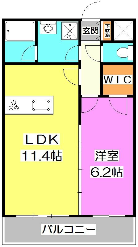 志木市本町のマンションの間取り