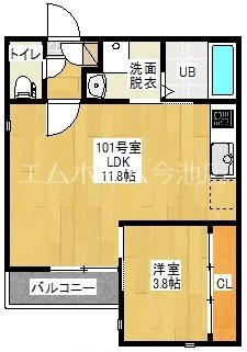 Grandtic中村区役所（グランティック中村区役所）の間取り