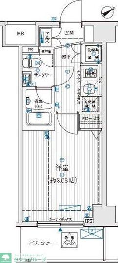 ミルーナヒルズ白鳥アリビエの間取り