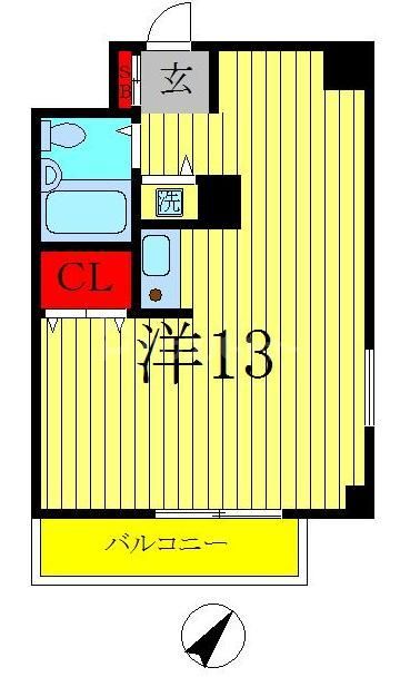 松戸市新松戸のマンションの間取り