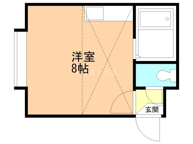 北２７条クラブハウスＡの間取り