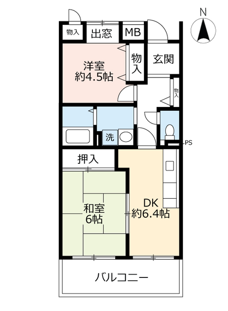 ＵＲアーバンラフレ志賀の間取り