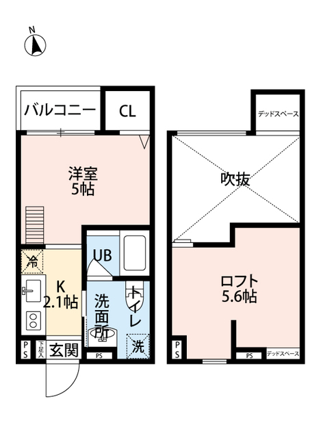 大阪市住之江区安立のアパートの間取り