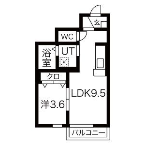 柴田郡柴田町槻木上町のアパートの間取り